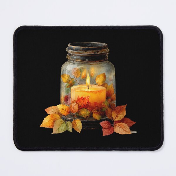 Artikelvorschau, Herbstkerze im Glas entworfen und verkauft von Hillonmary.
