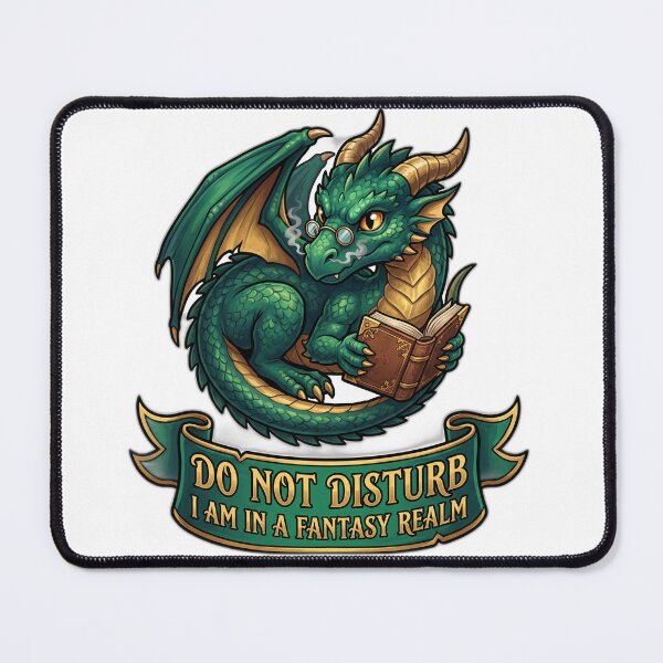 Item preview, Do Not Disturb I Am In A Fantasy Realm Dragon designed and sold by ryanguas.