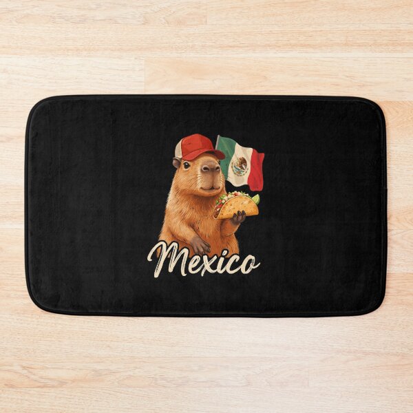 Item preview, Mexico Capybara Mexican Flag Loaded Beef Taco Mascot designed and sold by Enea Kelo.