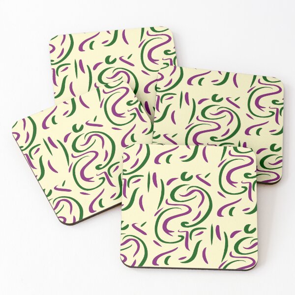 Item preview, Green purple abstract designed and sold by Blooom313.