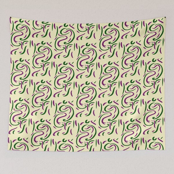 Item preview, Green purple abstract designed and sold by Blooom313.