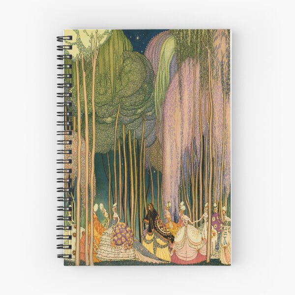 Item preview, Art Nouveau Wall Art – Kay Nielsen - Twelve Dancing Princesses Forest – Fairy Tale Decor designed and sold by RickE.