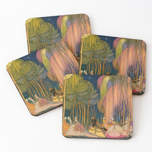 Item preview, Art Nouveau Wall Art – Kay Nielsen - Twelve Dancing Princesses Forest – Fairy Tale Decor designed and sold by RickE.