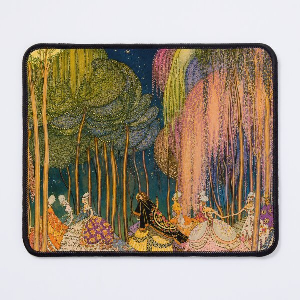 Item preview, Art Nouveau Wall Art – Kay Nielsen - Twelve Dancing Princesses Forest – Fairy Tale Decor designed and sold by RickE.