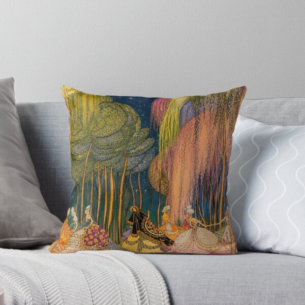 Item preview, Art Nouveau Wall Art – Kay Nielsen - Twelve Dancing Princesses Forest – Fairy Tale Decor designed and sold by RickE.