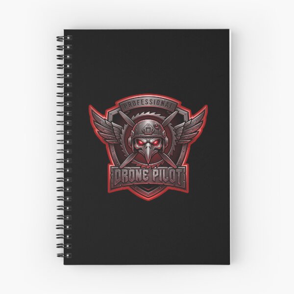 Item preview, Professional Drone Pilot FPV Racing Crest Cyberpunk UAV Emblem designed and sold by KiwiRider.