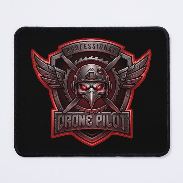 Item preview, Professional Drone Pilot FPV Racing Crest Cyberpunk UAV Emblem designed and sold by KiwiRider.