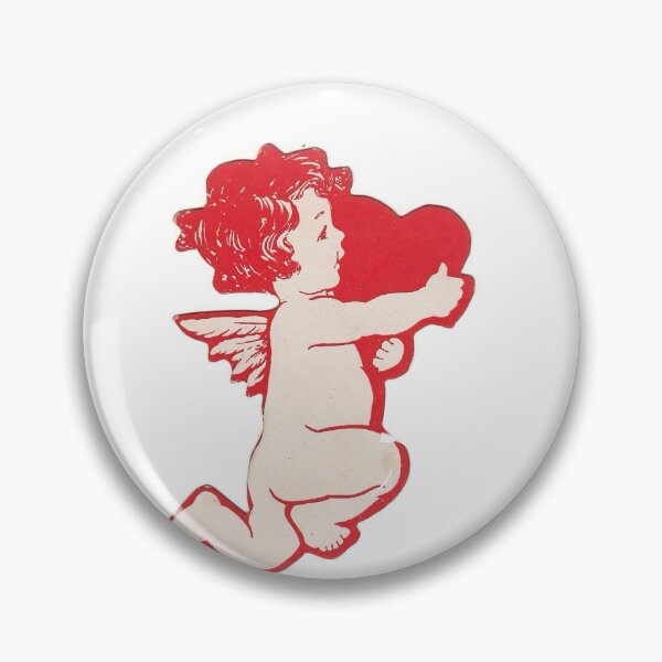 Item preview, vintage whimsy red cupid love cherub angel designed and sold by ellmoswrld.