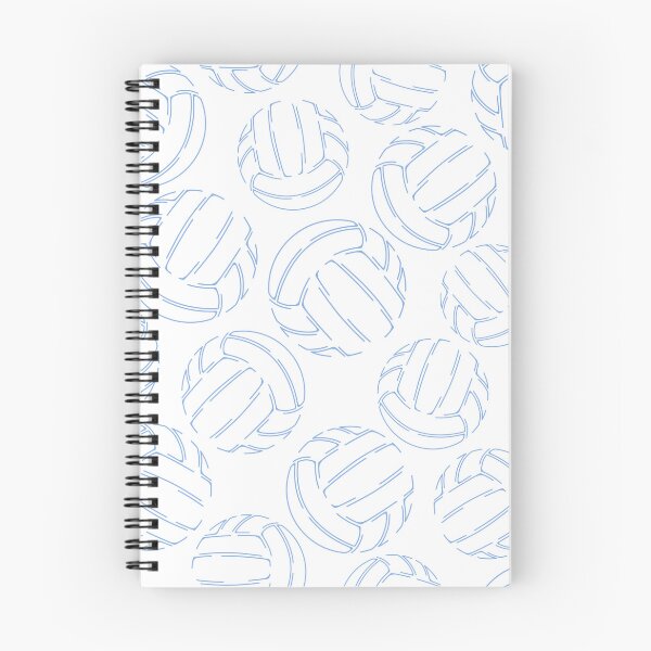 Item preview, Line art sketched volleyballs - light blue designed and sold by katzdzynes.