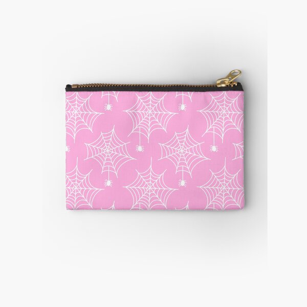 Item preview, Pastel Pink Halloween Spiderwebs Pattern designed and sold by Julie Erin Designs.