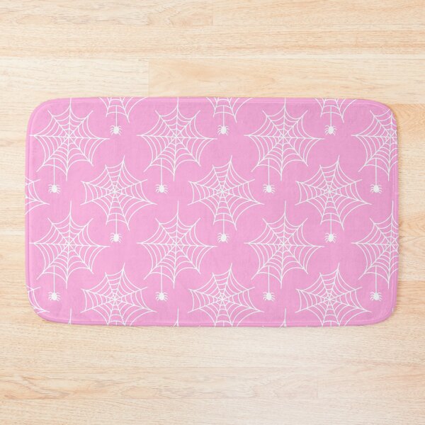 Item preview, Pastel Pink Halloween Spiderwebs Pattern designed and sold by Julie Erin Designs.