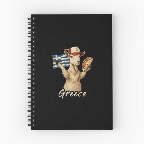 Item preview, Greece Goat Greek Flag Gyros Pita Mascot designed and sold by Enea Kelo.