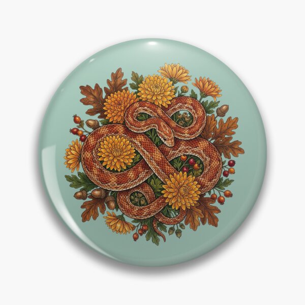 Item preview, Autumn Themed Corn Snake Reptile Pet Design designed and sold by BirdsnStuff.