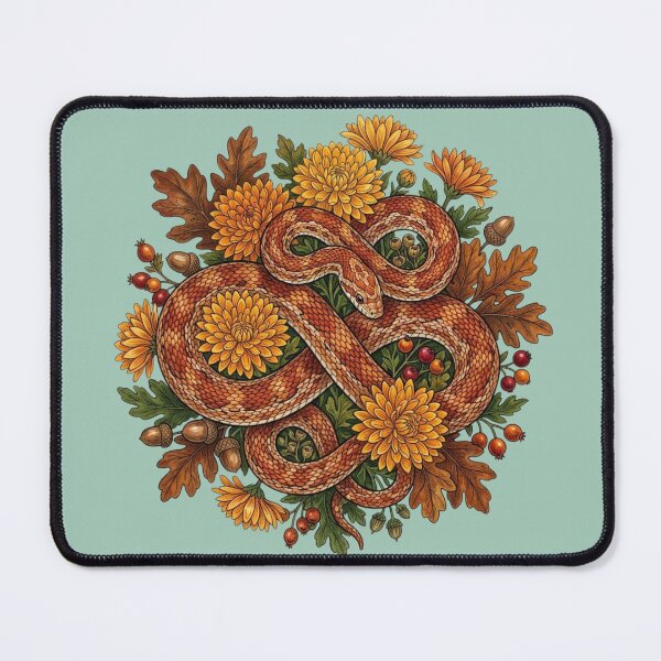 Item preview, Autumn Themed Corn Snake Reptile Pet Design designed and sold by BirdsnStuff.