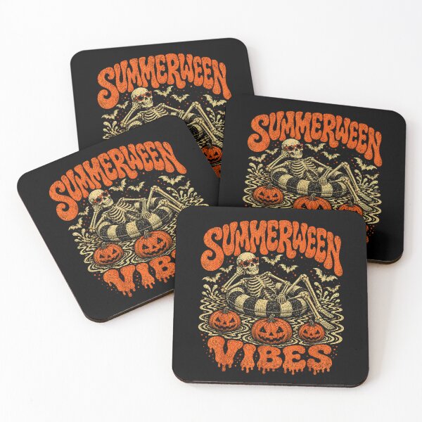 Item preview, Summerween Vibes Skeleton Pool - Funny Spooky Summer Halloween designed and sold by Rahamkshop.