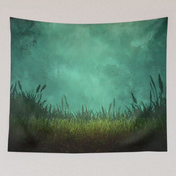 Item preview, Dark grassland landscape designed and sold by ScienceRex.