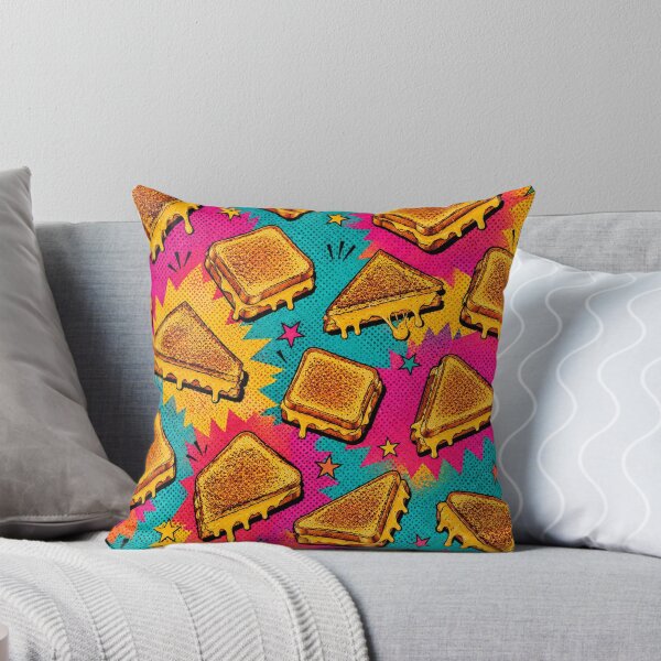 Item preview, Grilled Cheese Pop Art Pattern for Sandwich and Food Lovers designed and sold by TM DESIGNS AND MORE.