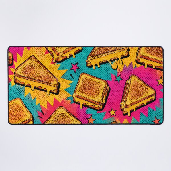 Item preview, Grilled Cheese Pop Art Pattern for Sandwich and Food Lovers designed and sold by TM DESIGNS AND MORE.