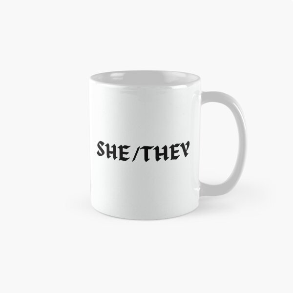 Item preview, Pronoun (She/They) designed and sold by feelinthrifty.