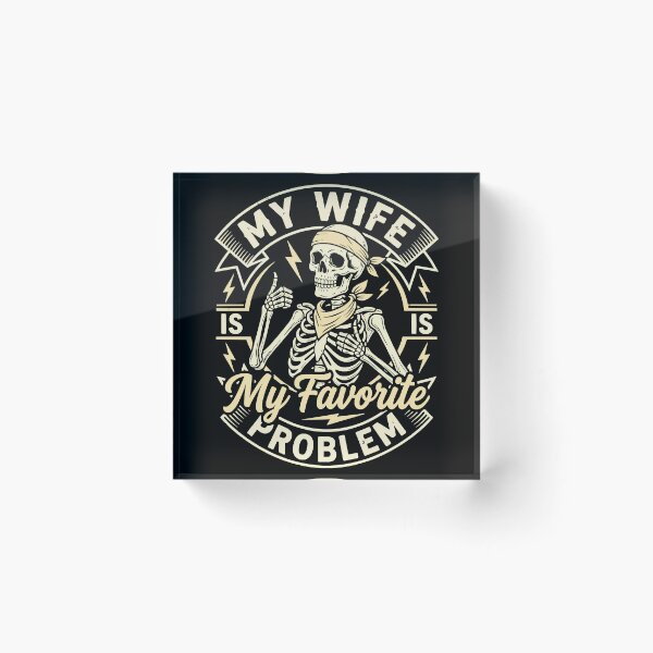 Item preview, My Wife is My Favorite Problem Funny T-Shirt designed and sold by Ay-mane.