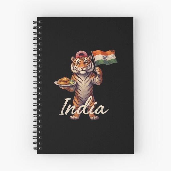 Item preview, India Bengal Tiger Flag Crispy Samosa Plate Mascot designed and sold by Enea Kelo.