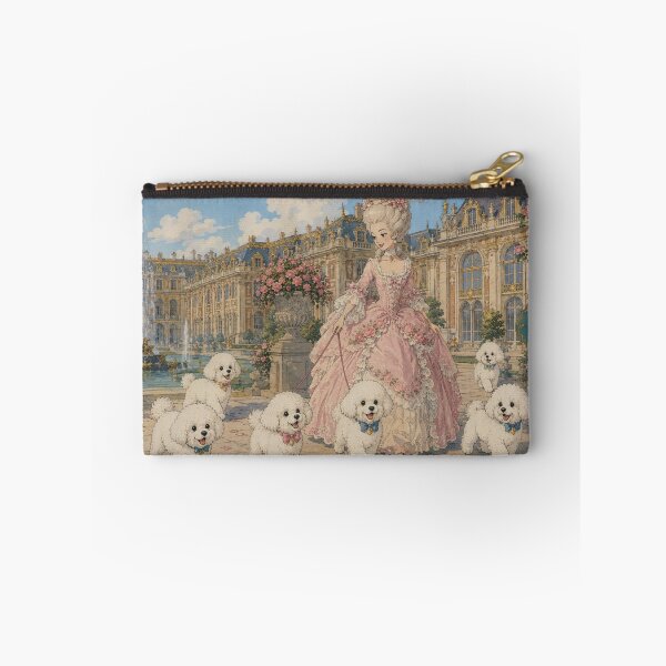 Item preview, Marie Antoinette At Chateau Versailles with white puppies  designed and sold by CaseyMichelleArt.