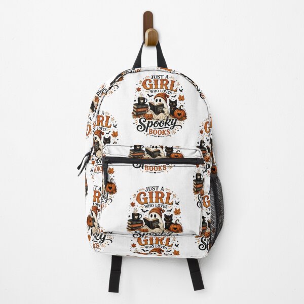 Item preview, Just A Girl Who Loves Spooky Books Shirt designed and sold by happyshirt27.