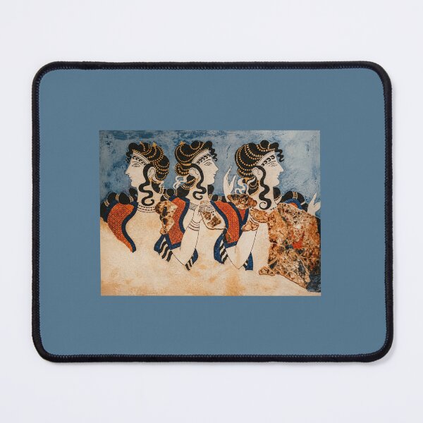 Item preview, Ladies in Blue Fresco | Minoan Dancers | Knossos Palace | Ancient Crete Wall Art designed and sold by PassatoeTela.
