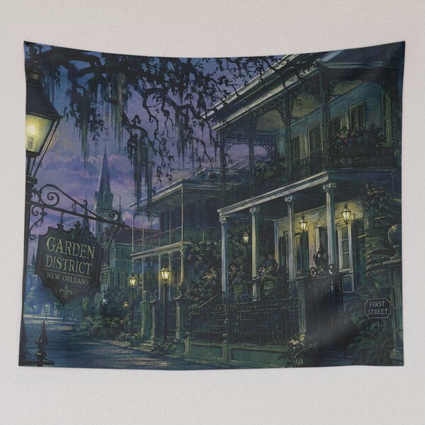 Item preview, Twilight - New Orleans Garden District designed and sold by CaseyMichelleArt.
