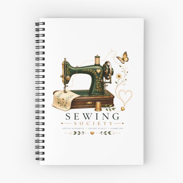Item preview, Sewing Society Vintage Sewing Machine | Sewing Lover Gift | Quilting & Embroidery Design | Seamstress Art | Sewing Club Illustration designed and sold by Digital Culture Studio.
