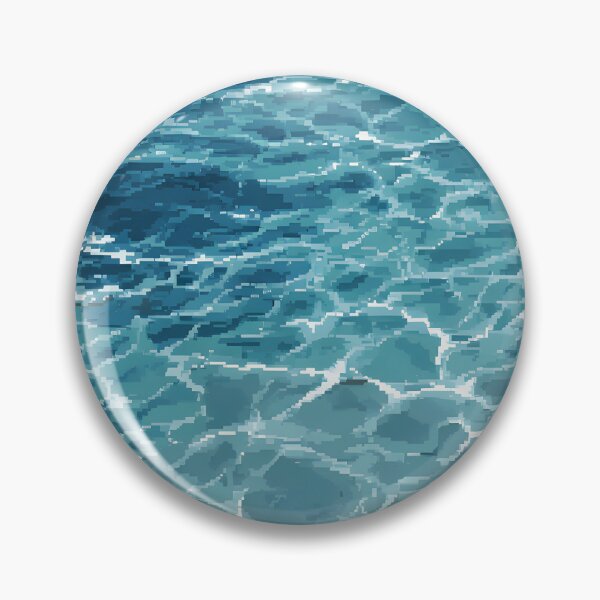 Item preview, Pixel art water texture designed and sold by ScienceRex.