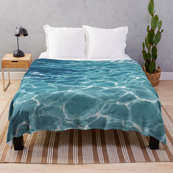 Item preview, Pixel art water texture designed and sold by ScienceRex.