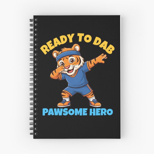Item preview, Cute Dabbing Tiger Kids Ready To Dab Pawsome Hero Gift designed and sold by LeSoniPapaPrint.