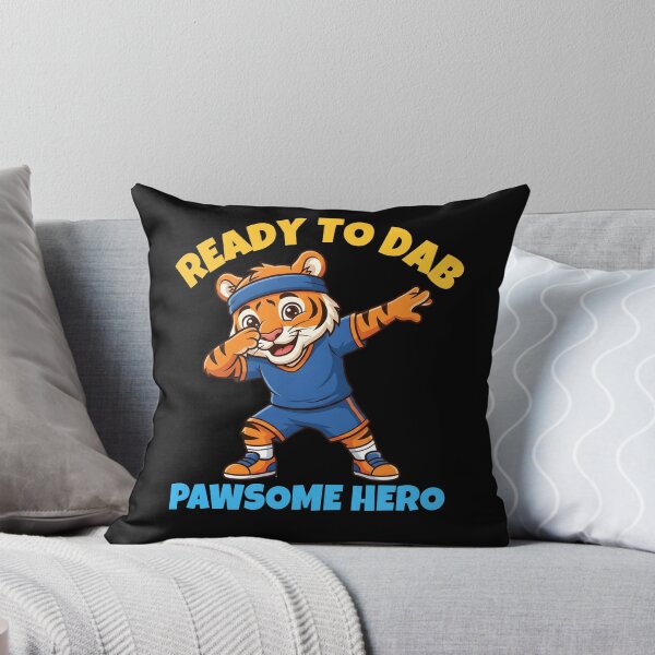 Item preview, Cute Dabbing Tiger Kids Ready To Dab Pawsome Hero Gift designed and sold by LeSoniPapaPrint.