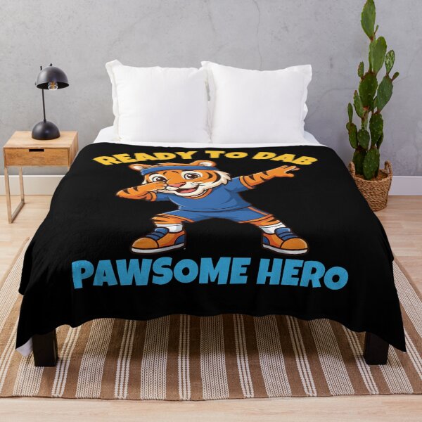 Item preview, Cute Dabbing Tiger Kids Ready To Dab Pawsome Hero Gift designed and sold by LeSoniPapaPrint.