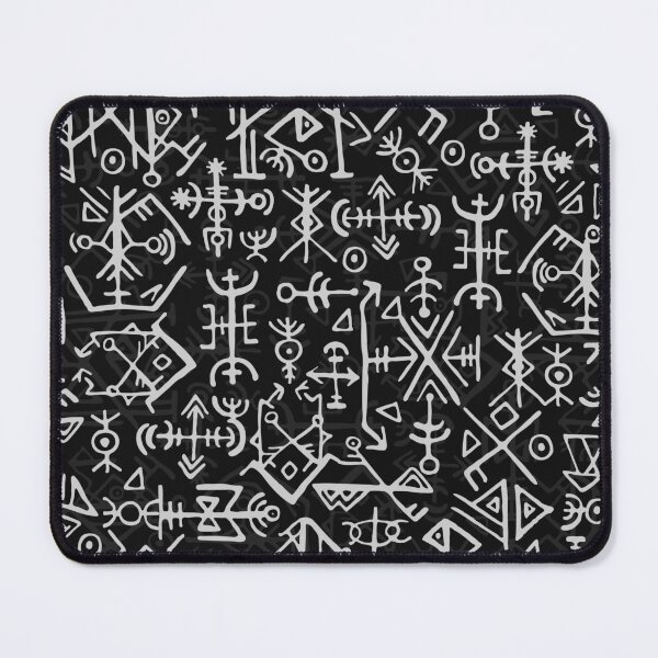 Item preview, Viking runic symbols pattern designed and sold by Roadkill Creations.
