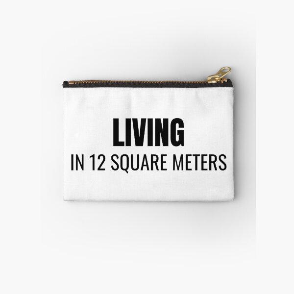 Item preview, Living in 12 Square Meters (Black) designed and sold by ShipCrewNation.