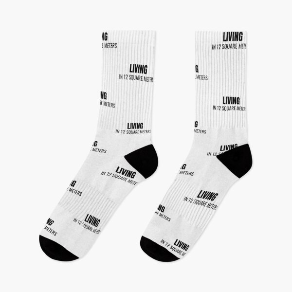 Item preview, Living in 12 Square Meters (Black) designed and sold by ShipCrewNation.
