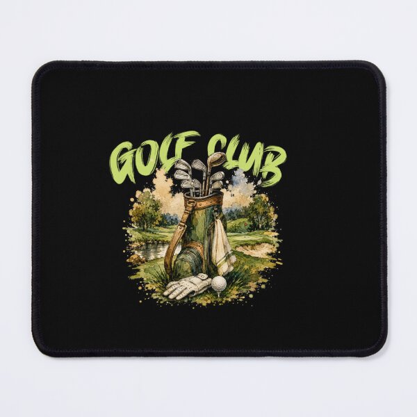 Item preview, Golf Clubs – Watercolor Golf Equipment Illustration designed and sold by HolidayMoods.
