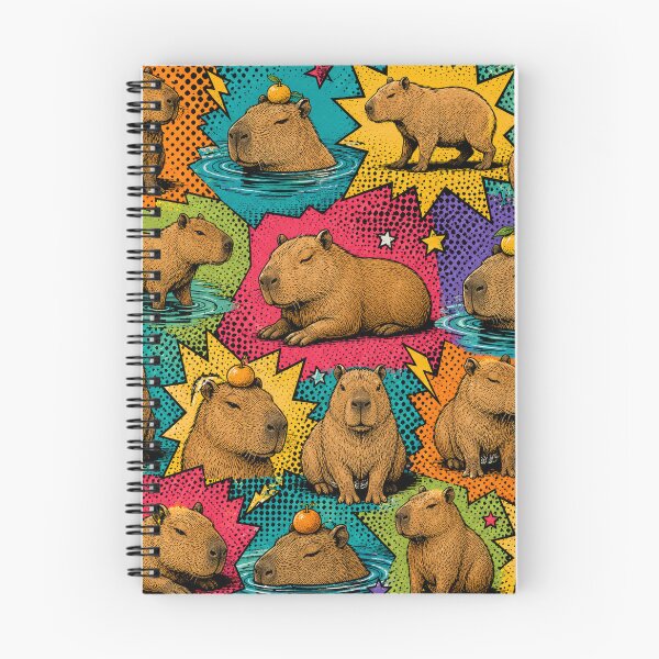 Item preview, Capybara Pop Art Pattern for Animal Lovers and Capybara Fans designed and sold by TM DESIGNS AND MORE.