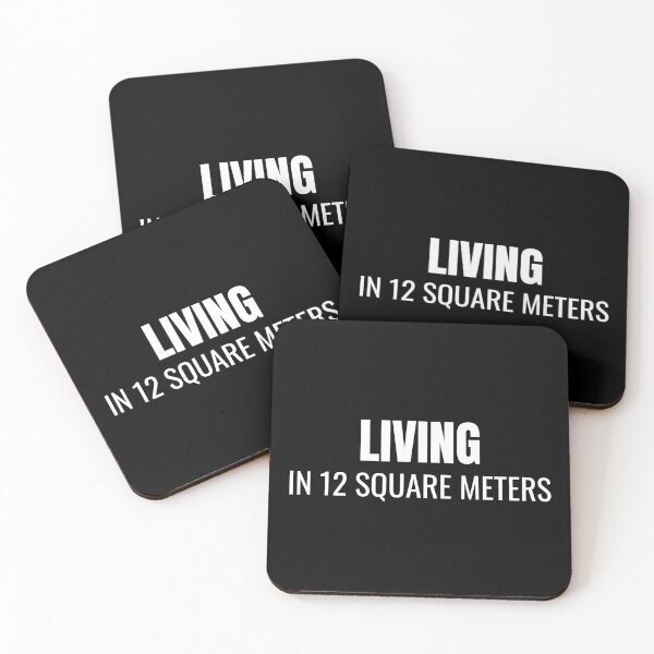 Item preview, Living in 12 Square Meters (White) designed and sold by ShipCrewNation.