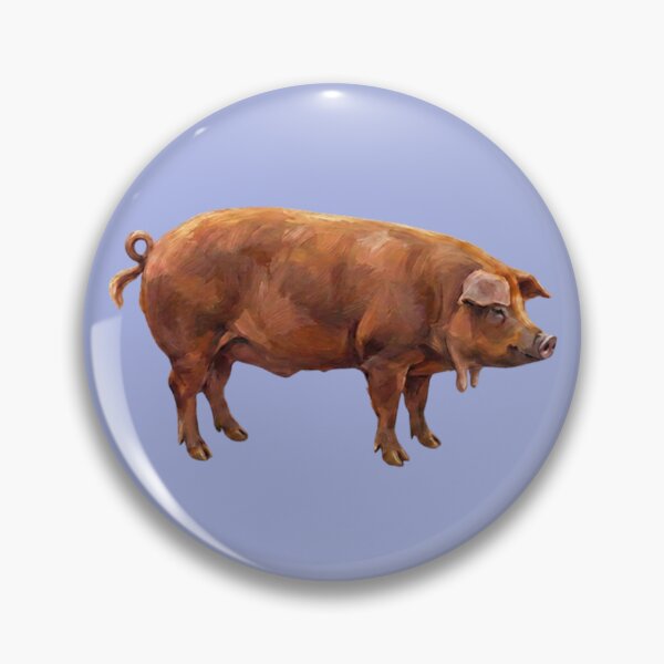 Item preview, Red Wattle Hog Endangered Livestock Conservation: Threatened designed and sold by LuxeHurricane.