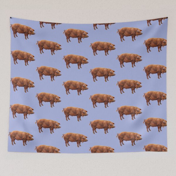 Item preview, Red Wattle Hog Endangered Livestock Conservation: Threatened designed and sold by LuxeHurricane.