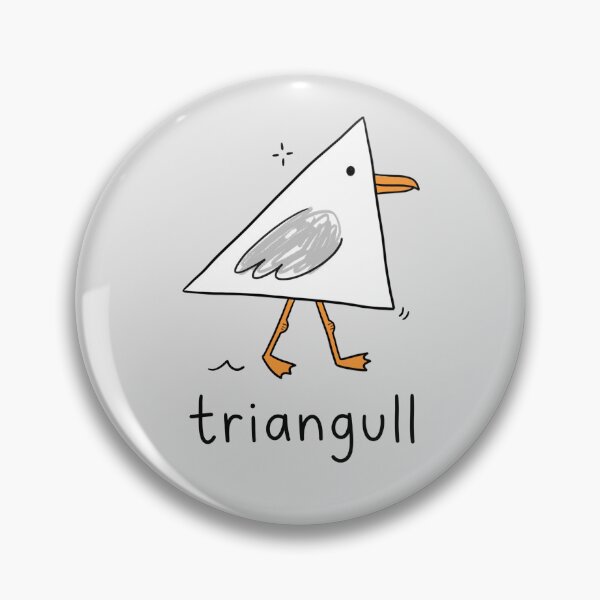 Item preview, Triangull Triangle Seagull Pun for Clever Bird Lovers designed and sold by FreshVibe Prints.