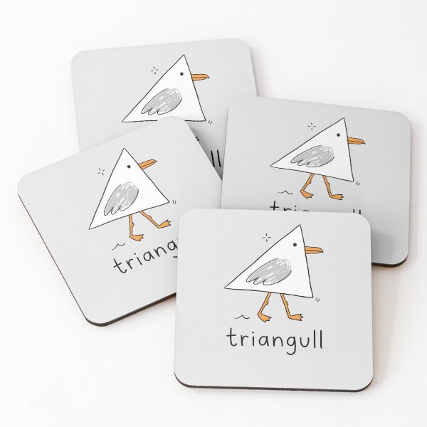 Item preview, Triangull Triangle Seagull Pun for Clever Bird Lovers designed and sold by FreshVibe Prints.
