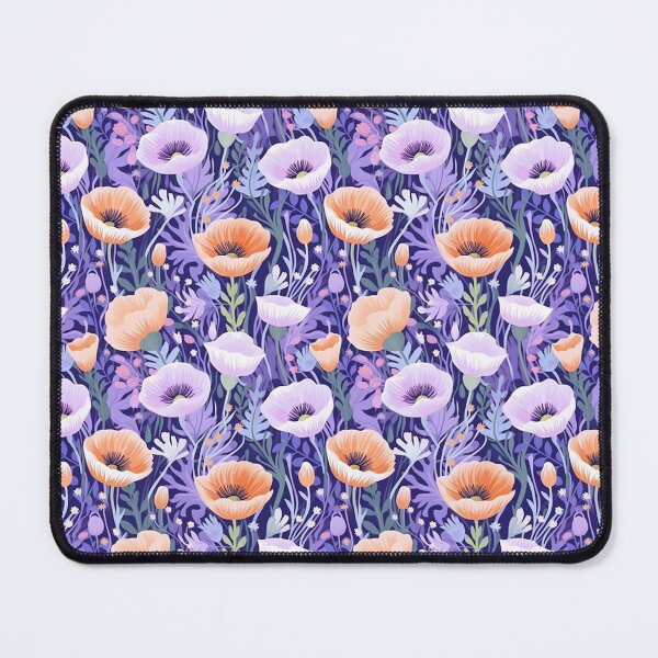 Item preview, Wildflower Pattern In Orange And Purple designed and sold by FoldedRainbow.