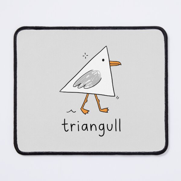 Item preview, Triangull Triangle Seagull Pun for Clever Bird Lovers designed and sold by FreshVibe Prints.