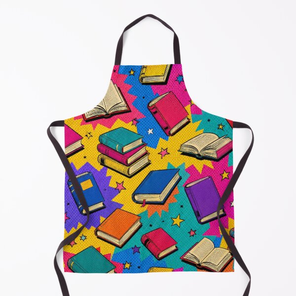 Item preview, Colorful Book Pop Art Pattern for Readers and Library Lovers designed and sold by TM DESIGNS AND MORE.