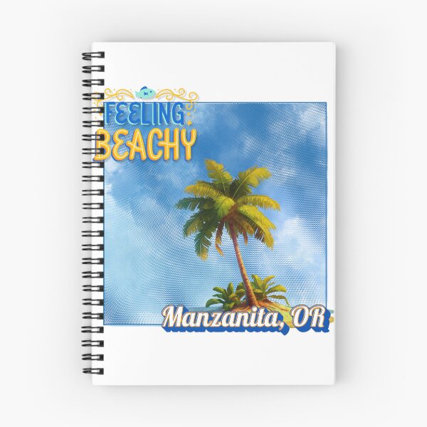 Item preview, Feeling Beachy Manzanita Oregon Retro Halftone Palm Tree Design designed and sold by DonnaRaine.
