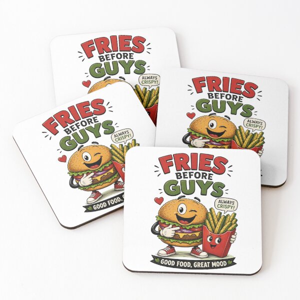 Item preview, Fries Before Guys Funny Vegan Burger Foodie Design. designed and sold by The-T-In-Retro.
